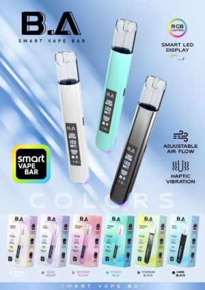 🔥 B.A電子煙 一代通用主機/ 高級版本 LED 顯示螢幕/兒童安全鎖/RGB 動態燈