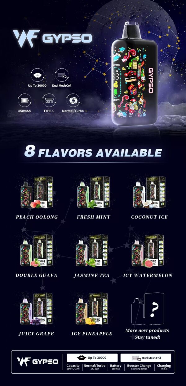 王嘉尔同款💥 GYPSO滿天星拋棄式30000口